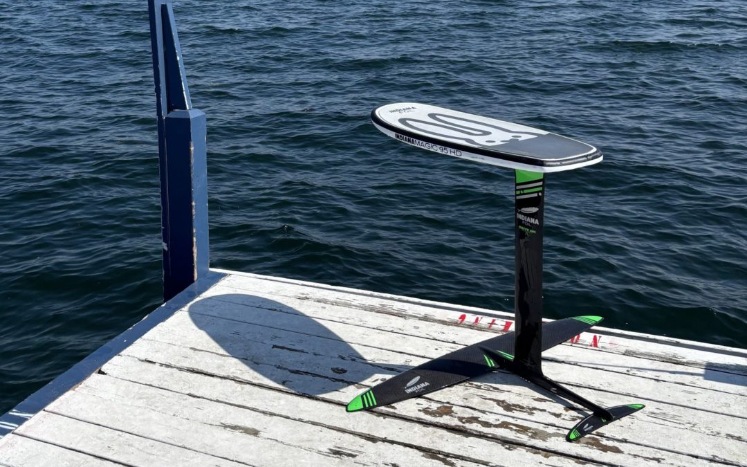 High aspect ratio foils for pumpfoiling