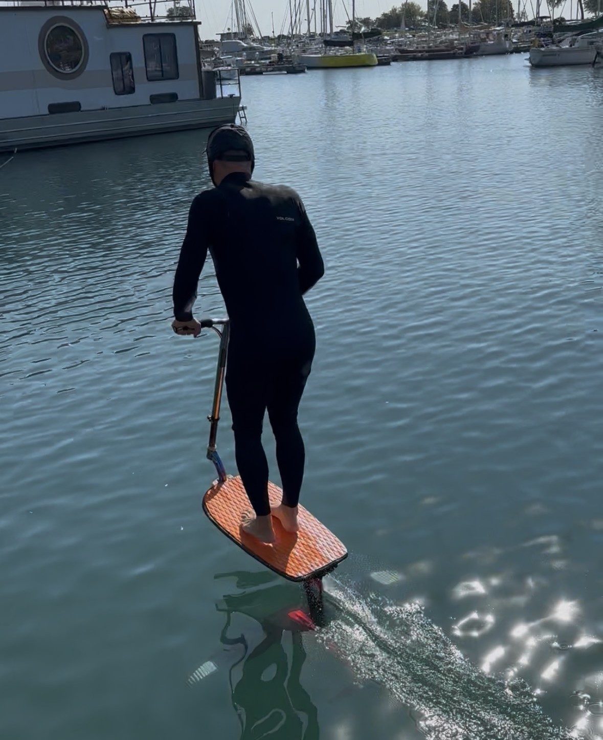 Foil Scooter in Montrose Harbor